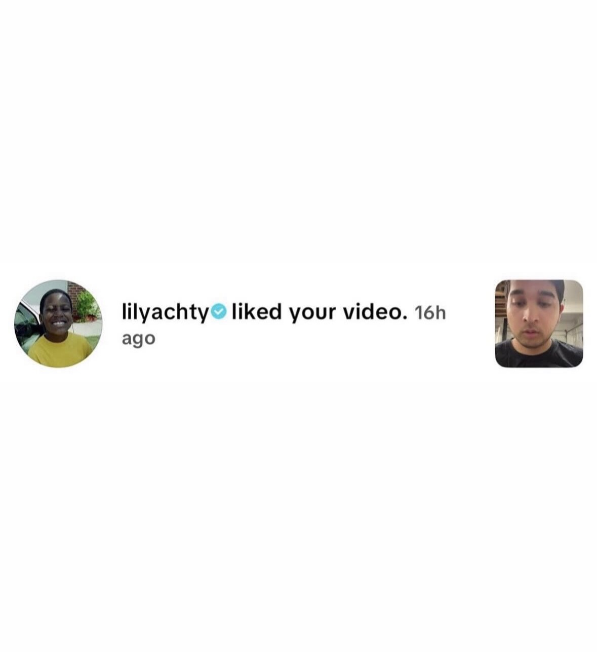 Lil Yachty liked your video