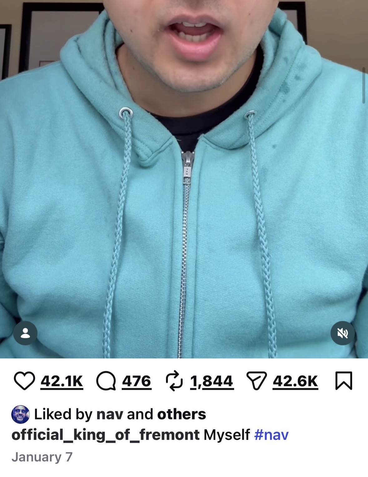 NAV liked, 42.1K likes