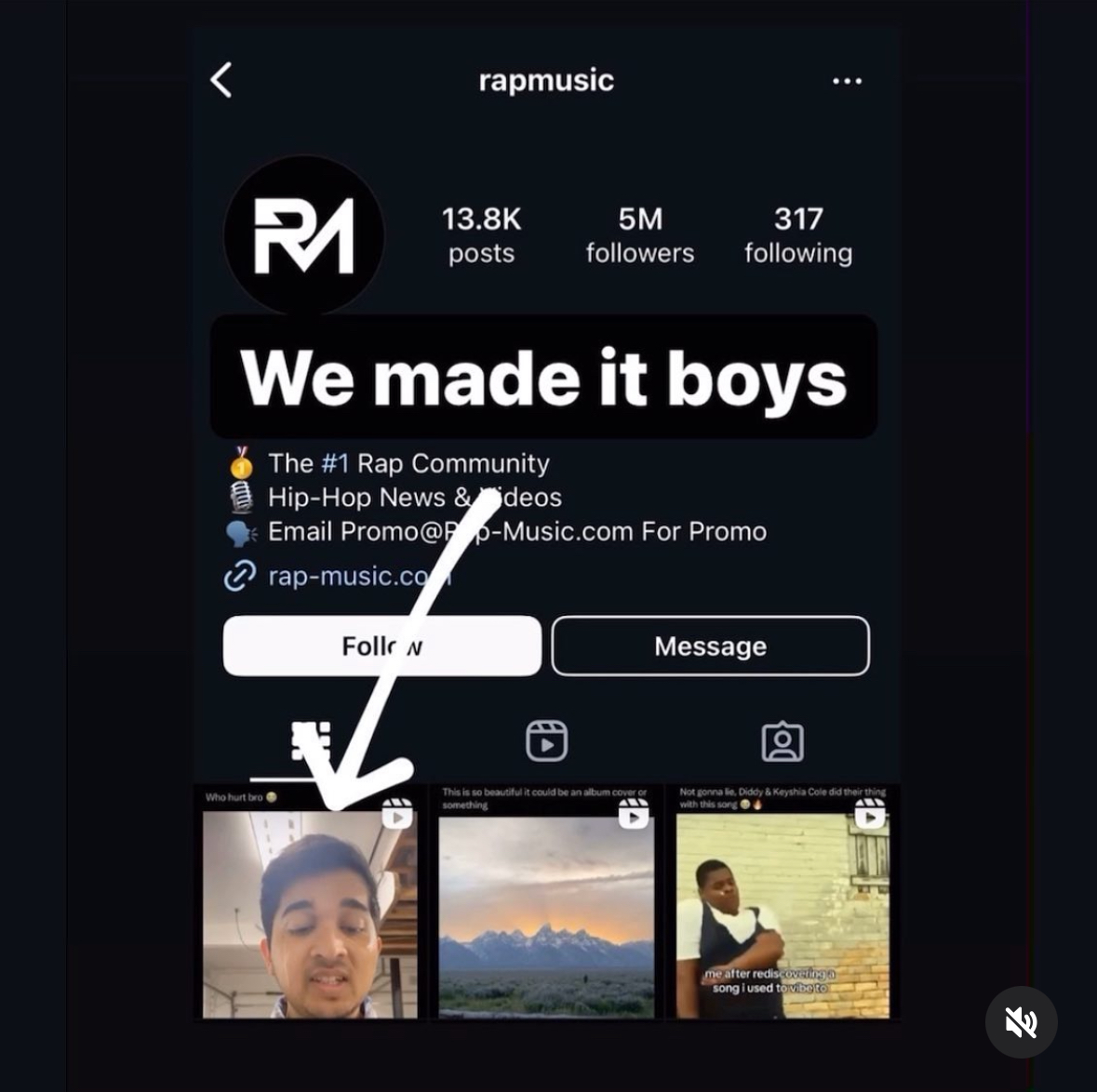 Rapmusic reposting King of Fremont