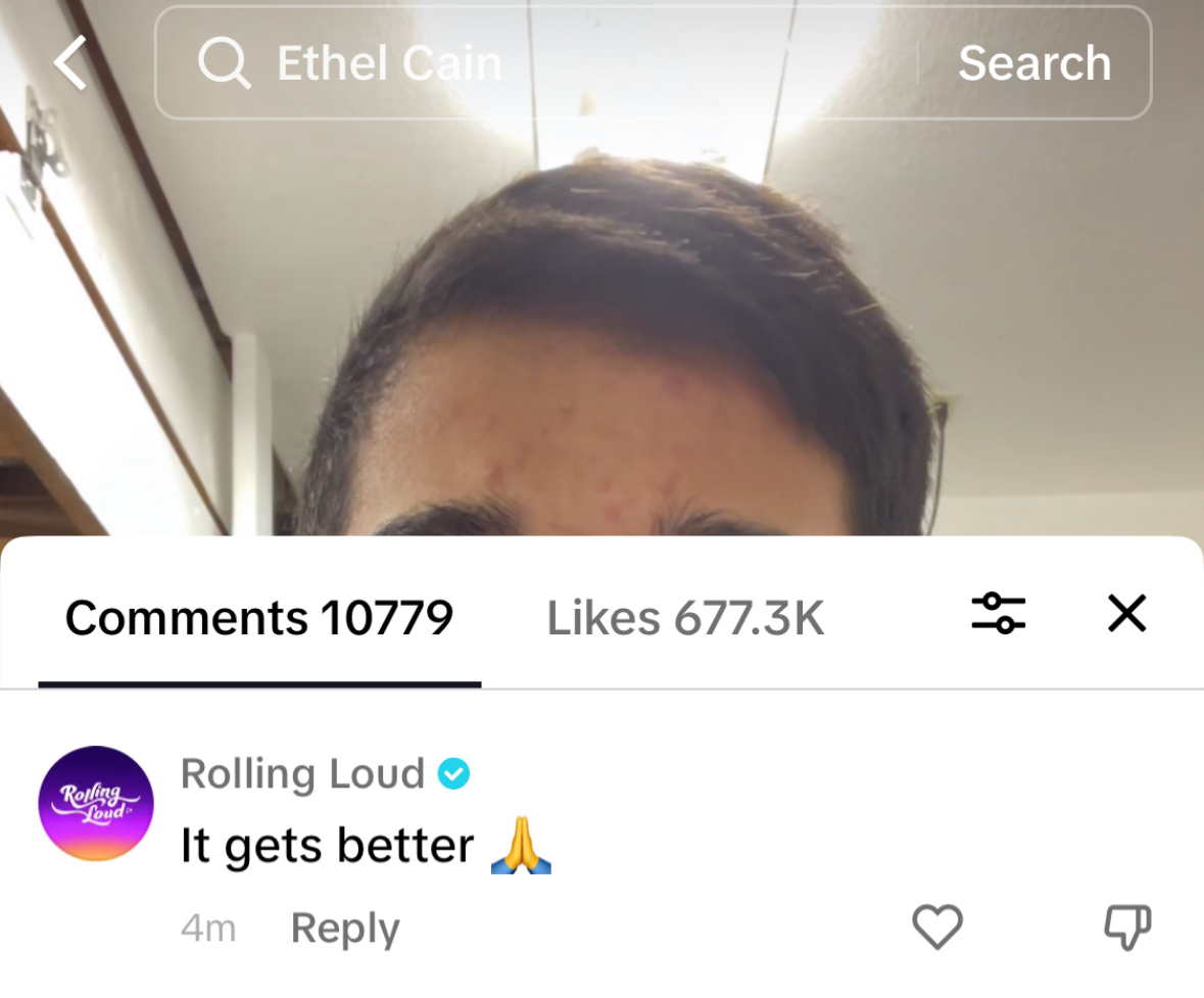 Rolling Loud acknowledging King of Fremont